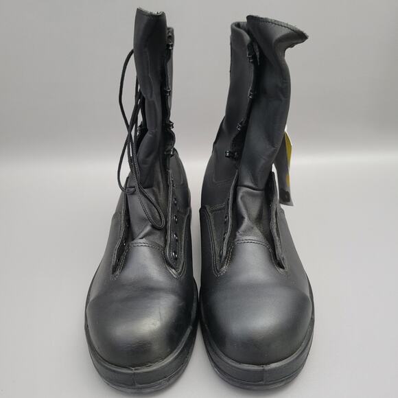 NEW SFD BOOTS SAFETY FLIGHT DECK CREW SIZE 12 W WIDE STEEL TOE main image 9